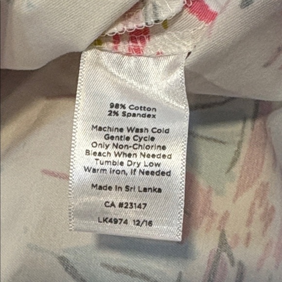 Talbots | White Sailing Patterned Pencil Skirt Size Petite 12 Large Sail Boat - Picture 3 of 4